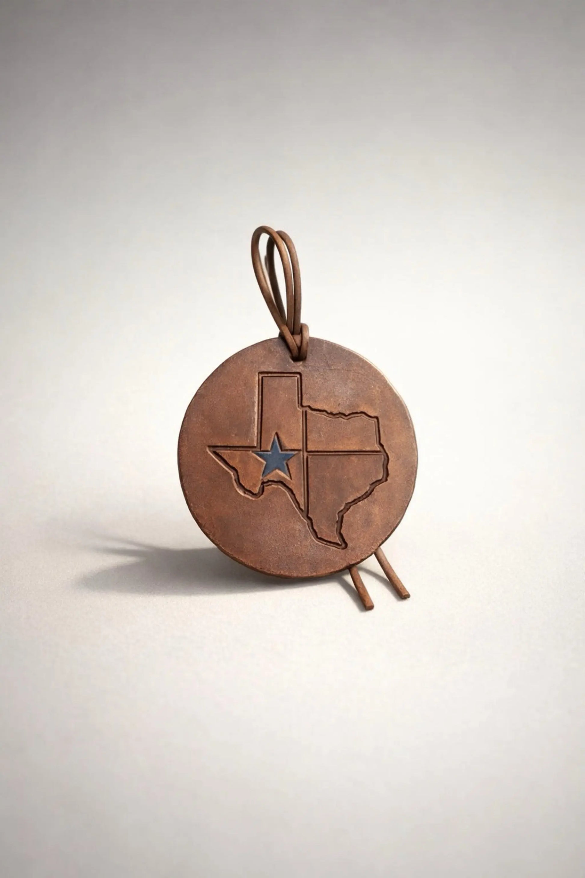 Texas- Embossed Leather Air Freshener Spurling Scents