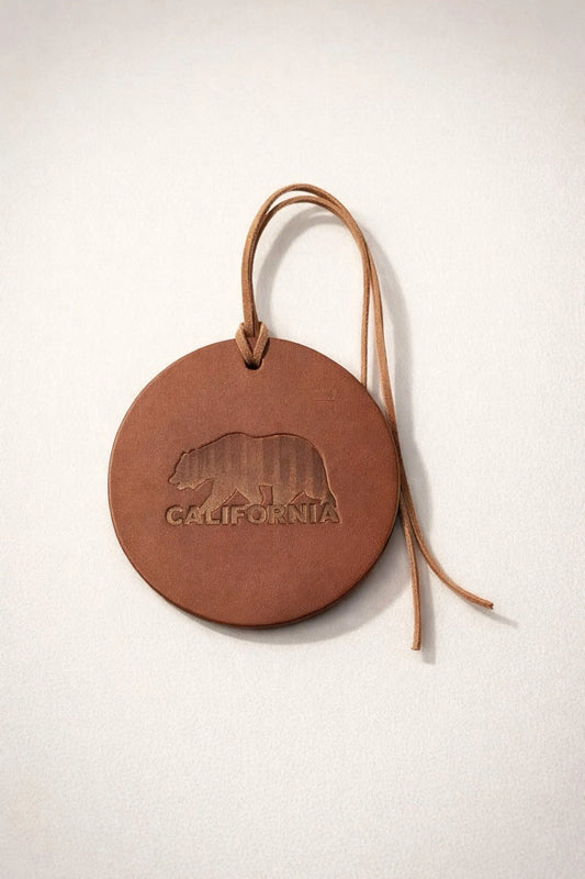 Spurling Scents embossed California Leather Air Freshener Spurling Scents